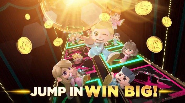 Jackpot slot game with coins